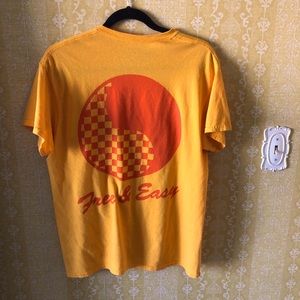 FREE AND EASY CHECKERED YIN YANG T SHIRT